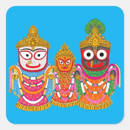 Lord Jagannath Sticker (Voorkant)