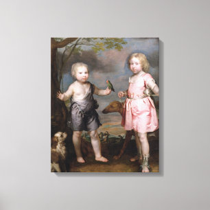 Lord John Hay en Charles, Master of Yester (later) Canvas Afdruk