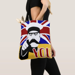 Lord Kitchener retro pop kunst canvas tas