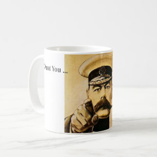 Lord Kitchener Tea Mok, ik wil u.. Koffiemok