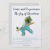 Lord Krishna Invitation volontaire (Devant / Derrière)