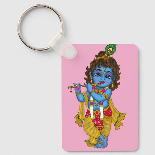 Lord Krishna Keychain (Voorkant)