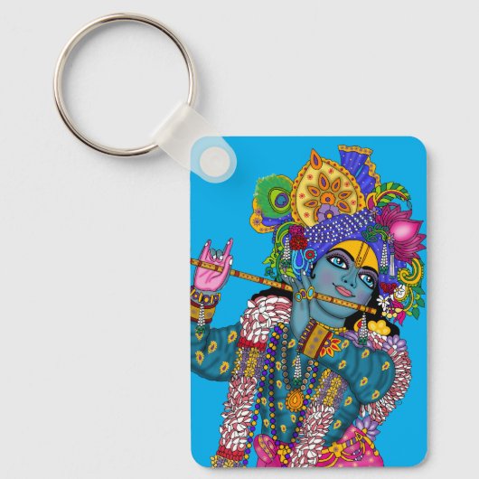 Lord Krishna Keychain (Voorkant)