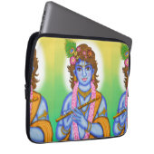 Lord Krishna Laptop Case (Voorkant Rechts)