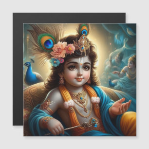 Lord Krishna Magnetic Kaart