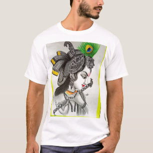 Lord Krishna ontwerpt T-shirt voor mannen