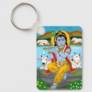 Lord Krishna-sleutelhanger Sleutelhanger