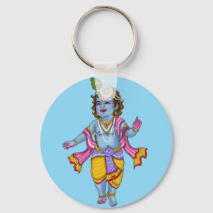 Lord Krishna-sleutelhanger Sleutelhanger