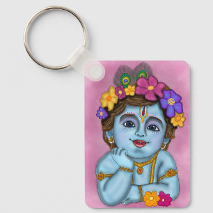 Lord Krishna-sleutelhanger Sleutelhanger