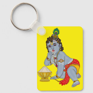Lord Krishna-sleutelhanger Sleutelhanger