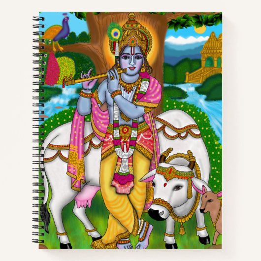 Lord Krishna Stationery Notitieboek (Voorkant)