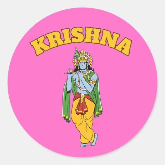 Lord Krishna Stickers (Voorkant)