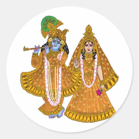 Lord Krishna Stickers (Devant)