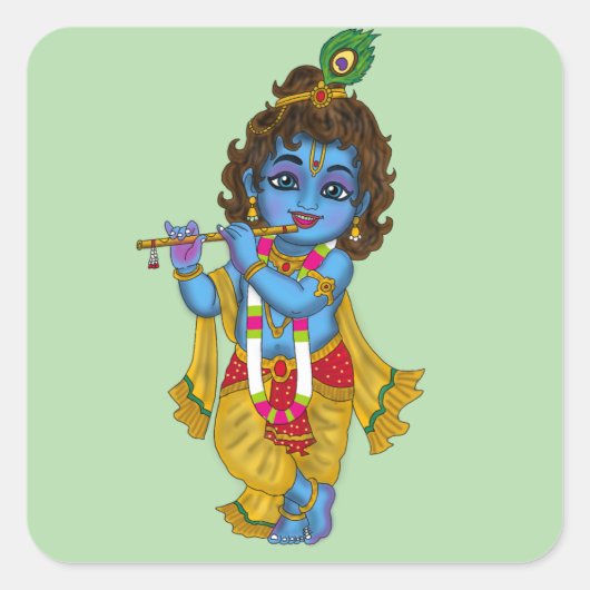Lord Krishna Stickers (Voorkant)
