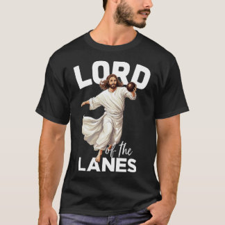 Lord Lanes Funny Christelijk Christ Gutter Bowling T-shirt