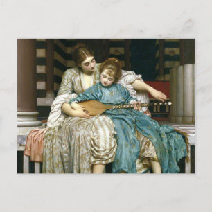 Lord Leighton's Music Lesson Briefkaart