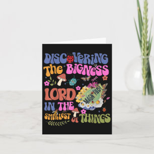 Lord Magnified Faith Natuur Floral Quote Kaart