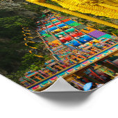 Lord Murugan en trap op Batu Caves 2 Poster (Hoek)