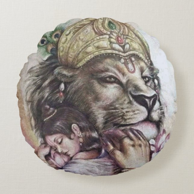 Lord Narasimha - Coussin (Devant)