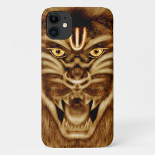 Lord Narasimha Hare Krishna kunst Goddelijke gave iPhone 11 Hoesje