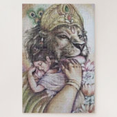 Lord Narasimha - Puzzle (Vertical)