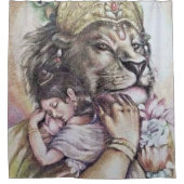 Lord Narasimha - Rideau de douche (Devant)