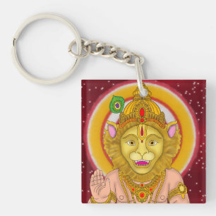 Lord Narsimha-sleutelhanger Sleutelhanger