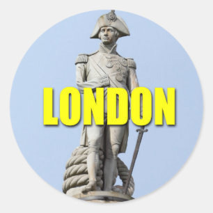 Lord Nelson - Magnificant - Pro foto Ronde Sticker