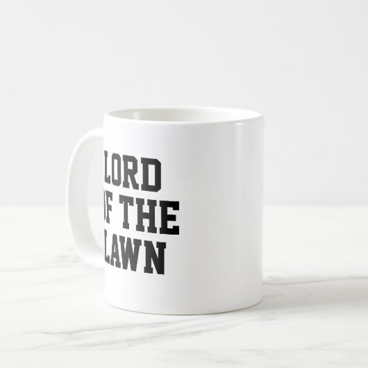 Lord of the Lawn café tasse (Devant gauche)