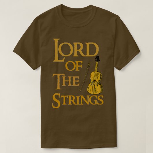 Lord of the Strings 1 T-shirt (Design voorkant)