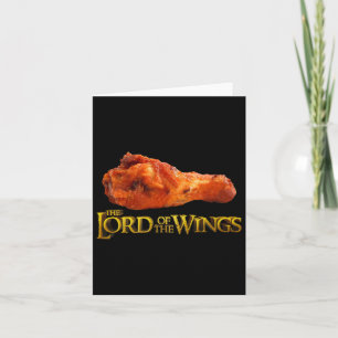 Lord of the Wings - Grappige BBQ en chef-kok cadea Kaart
