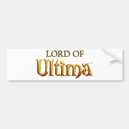Lord of Ultima Logo Bumpersticker (Voorkant)