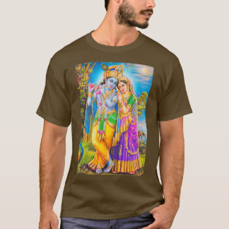 Lord Radsha Krishna Hindu Gods Hinduism Religion T-shirt