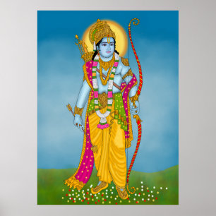 Lord Ram-poster – Goddelijke wandkunst Poster
