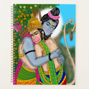 Lord Rama & Hanuman Kantoorartikelen Planner