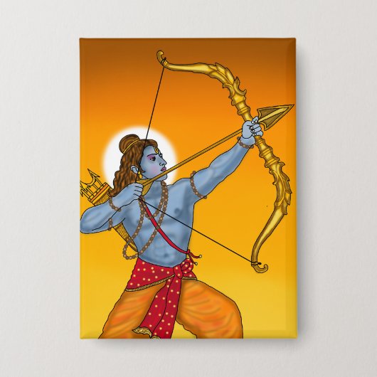 Lord Rama-knop Button (Voorkant)