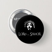 Lord & Savior Ronde Button 5,7 Cm (Voorkant /achterkant)