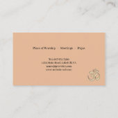 Lord Shiva 🕉 Hindu Visitekaartje (Achterkant)