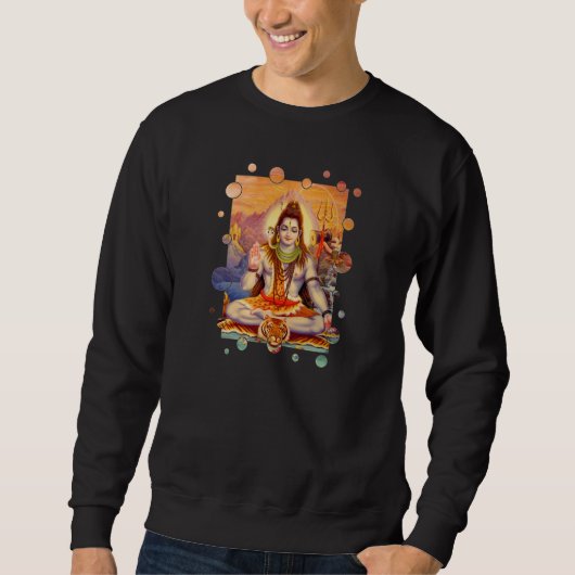 Lord Shiva Meditating Shirt (Voorkant)