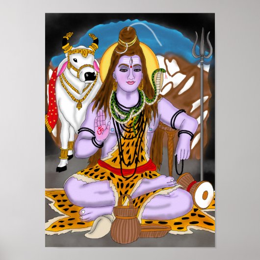 Lord Shiva Poster (Voorkant)