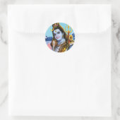 Lord Shiva Ronde Sticker (Tas)