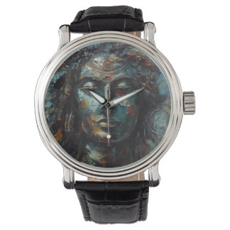 Lord Shiva schilderij Horloge