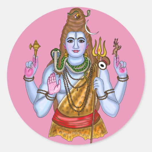 Lord Shiva Sticker (Voorkant)