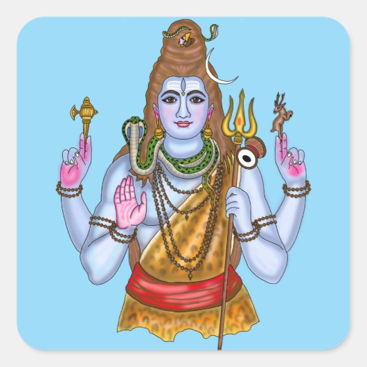 Lord Shiva Sticker (Voorkant)