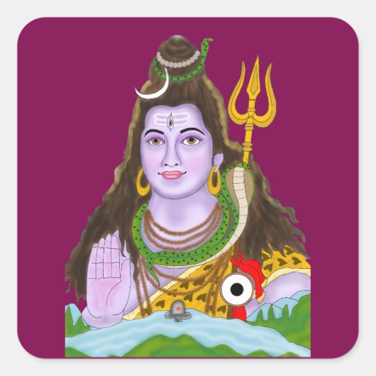 Lord Shiva Sticker (Voorkant)