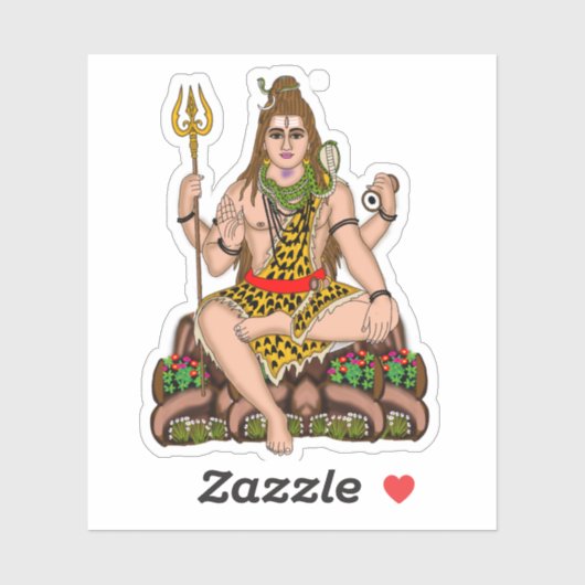 Lord Shiva Stickers (Vel)