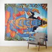 Lord Shiva - Tapestry Wandkleed (In Situ (horizontaal))