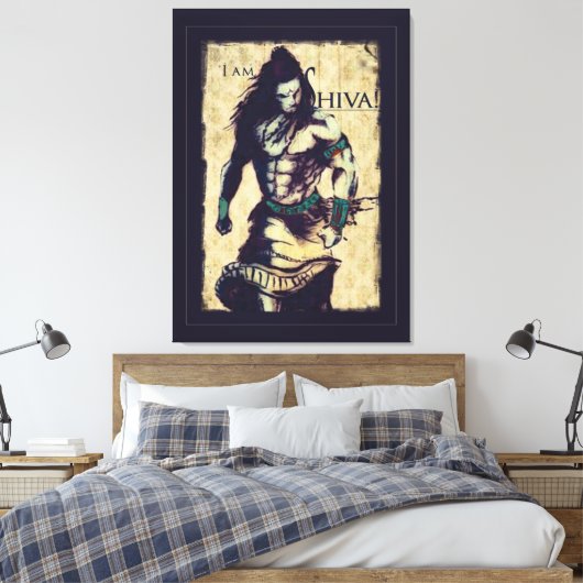 Lord Shiva - Toile enveloppée (Insitu(Chambre))