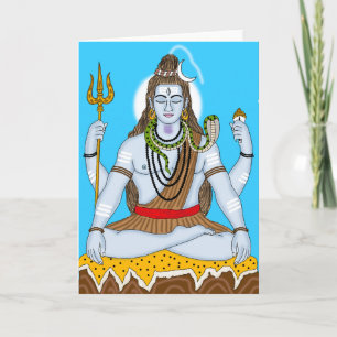 Lord Shiva wenskaart Kaart
