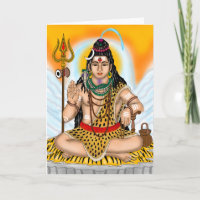 Lord Shiva wenskaart